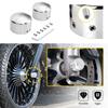 Motorcycle Adjustable Covers for Harley Sportster Front Axle Nut Bolt Cover Cap 883 1200 Dyna VRSCA V Rod 02-06 CVO Softail Part