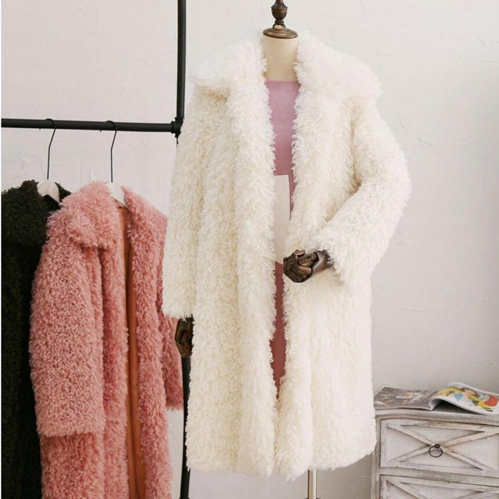 Women Winter Warm Thick Coat Solid Overcoat Outercoat Jacket Cardigan Coat