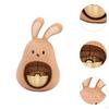 Wood Doorbell Ornament Bell Pendant Home Furnishing,Crafts,Gift,Hanging Bell,Rabbits Decor for