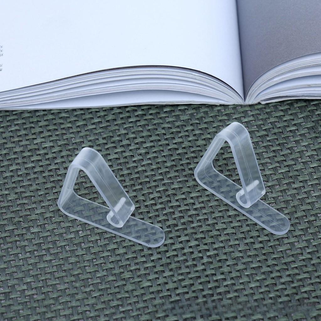 Transparent Triangle Tablecloth Clips With Non Slip Fixing For Home Dining And Party Use