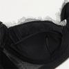 Thin Gathering Bra Embroidered Adjustable Back 3/4 Cup Bra for Women