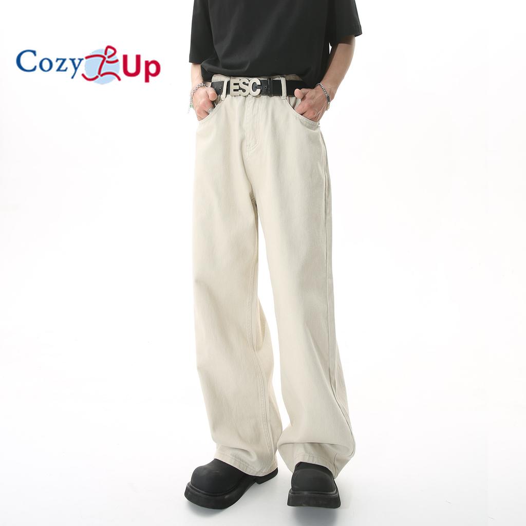 Cozy Up pánské široké džíny rovné nohavice Carpenter džínové kalhoty volného střihu