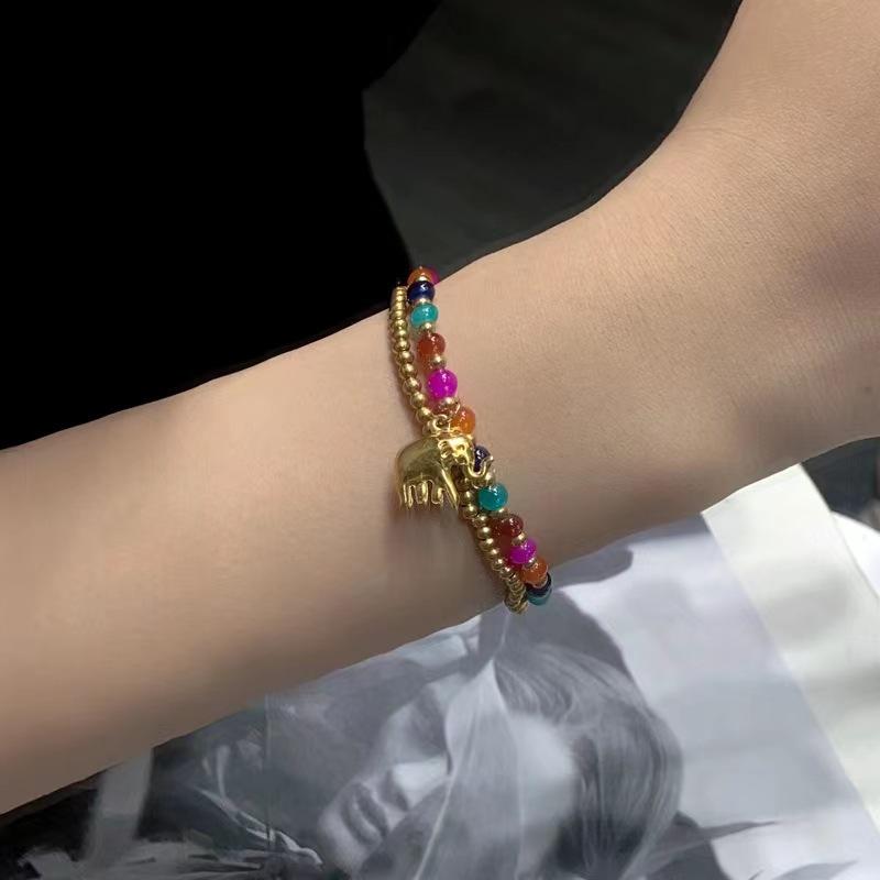 Elegant Ceramic Handcrafted Beaded Bracelet Fashionable And Unique Accessory