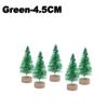 50PCS Mini Christmas Tree Sisal Silk On Cedar Christmas Window Decorations Christmas Tree Christmas Desktop Decorations