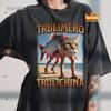 Trulimero Trulichina Funny Meme Tshirt Bootleg Rap Tee Cat Fish Meme Shirts Weird Absurd Funny Shirt Trending Tee Memes