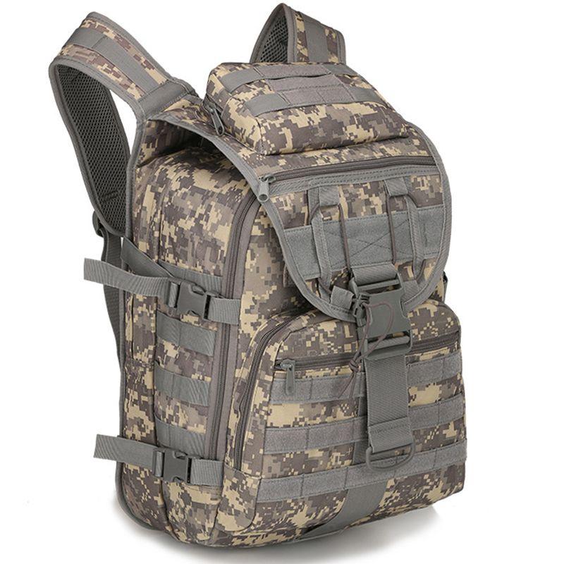 Durable 40l Outdoor Military Tactical Backpack With Adjustable Straps And Waist Protector