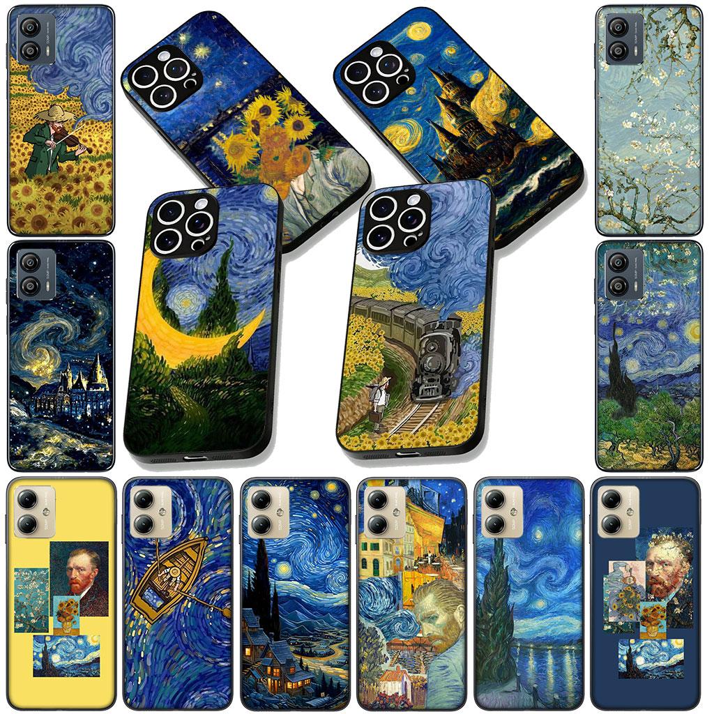 Soft Cover for Xiaomi Redmi 15 9A 9C NFC 7A 9T Note 9 8 7 8T 15c A5 4G 5G Coque Phone Case Starry Night Van Gogh Painting