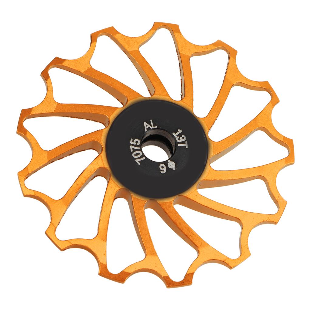 Mountainbike Schaltwerk Röllchen Metall Keramik 13Z Fahrrad Führungsrolle Spannrad Gold