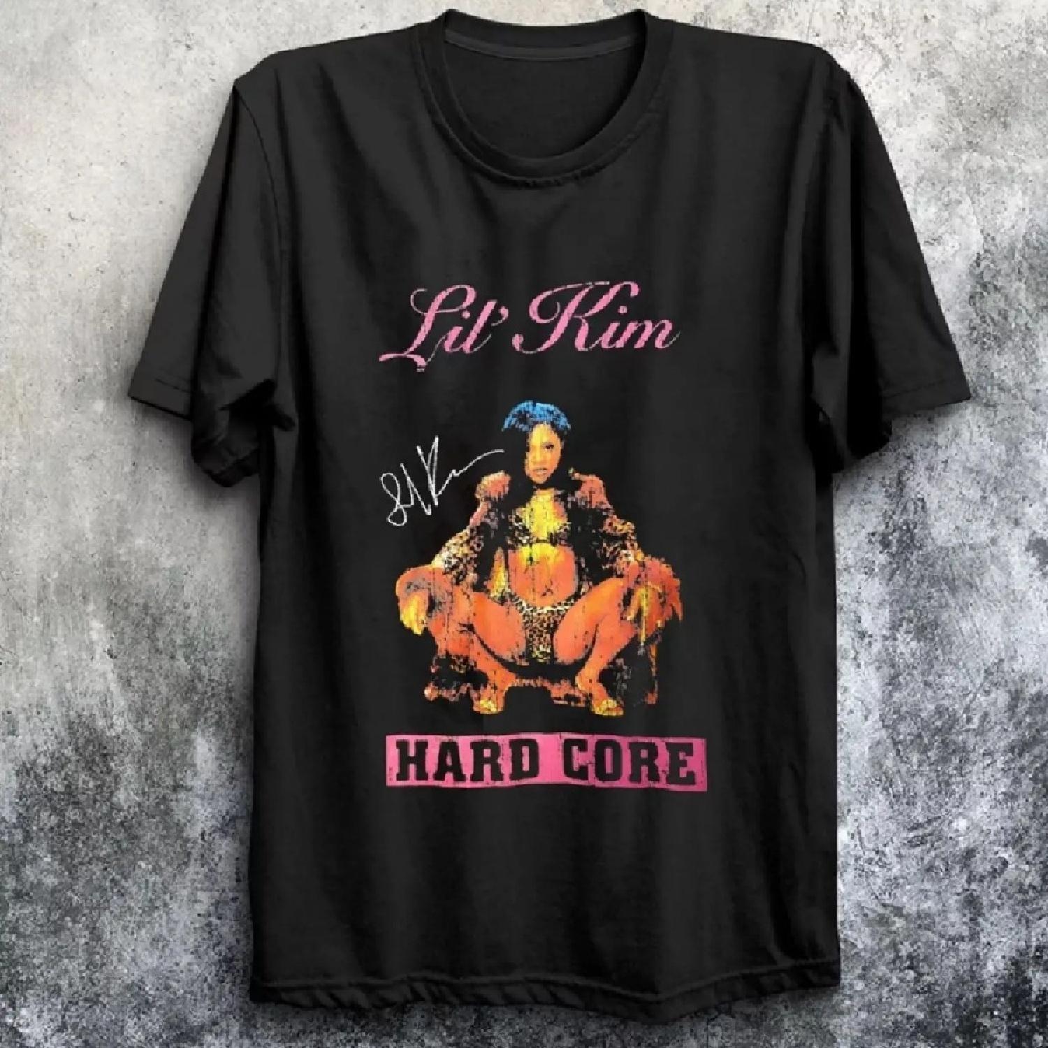 

Hot Lil Kim Hard Core Shirt New Black S-2345XL T-Shirt XXXXXL чорний