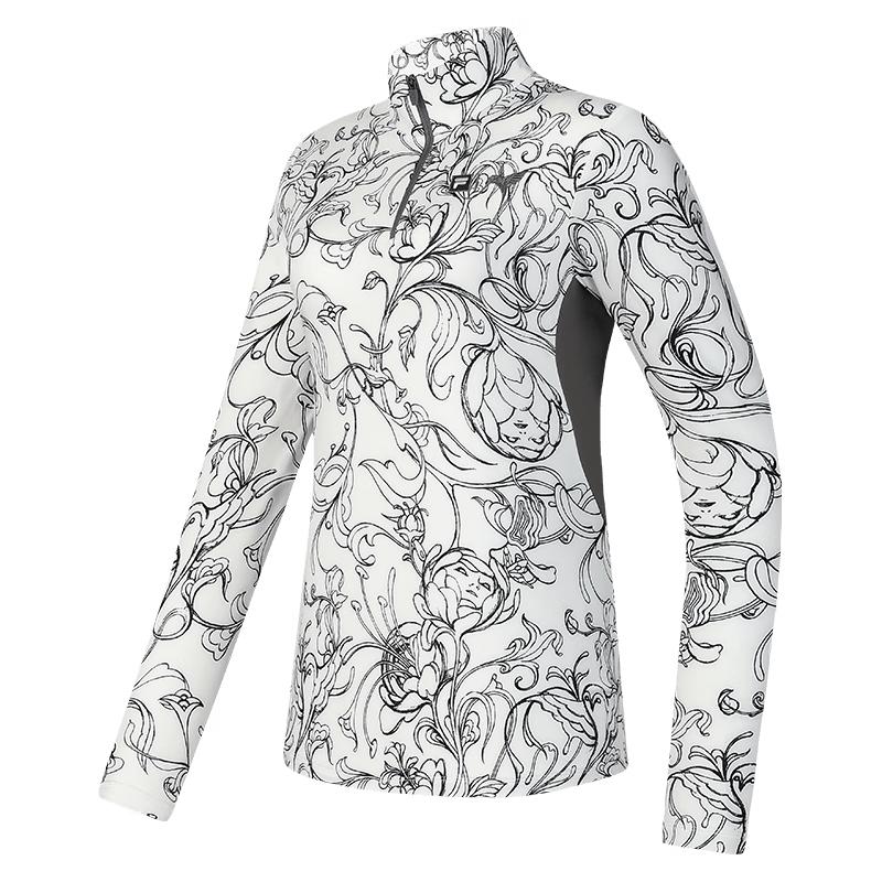 FILA x James Jean Women s Half-Zip Long-Sleeve Ski Top L