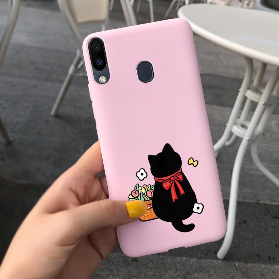 For Samsung Galaxy M10 M20 M30 Case Stylish Cartoon Sunflower Soft Silicone Phone Back Cover For Samsung M 10 20 30 M305F Fundas