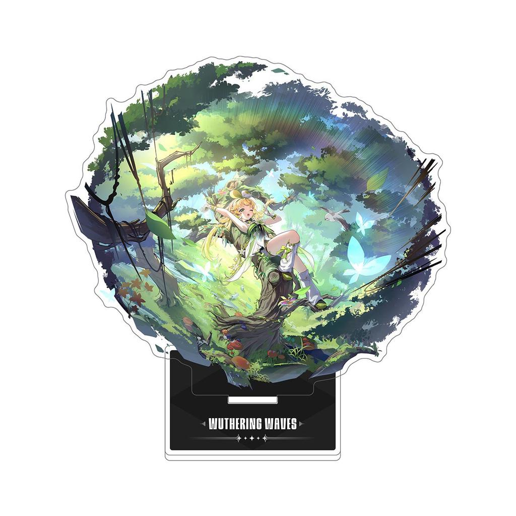 Wuthering Waves Acrílico Anime Jogo Produtos Relacionados Chaveiro Suporte Placa de Modelo Decoração de Mesa Presente Expositores de Figuras Ornamentos