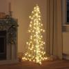 Christmas Tree with 160 Warm White LEDs 150 cm PET