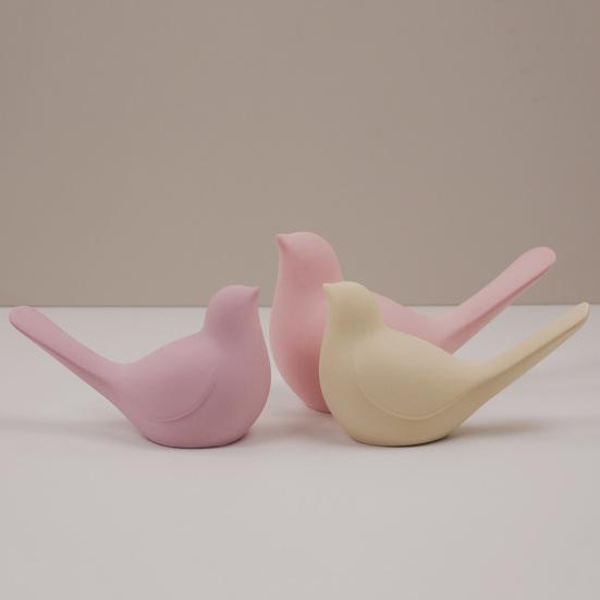 1/2Pcs Bird Figurine Silicone Mold Handmade Concrete Gypsum Epoxy Resin Casting Mold