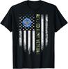 NEW LIMITED Vintage USA American Flag Proud Retired US Army Veteran Gift T-Shirt