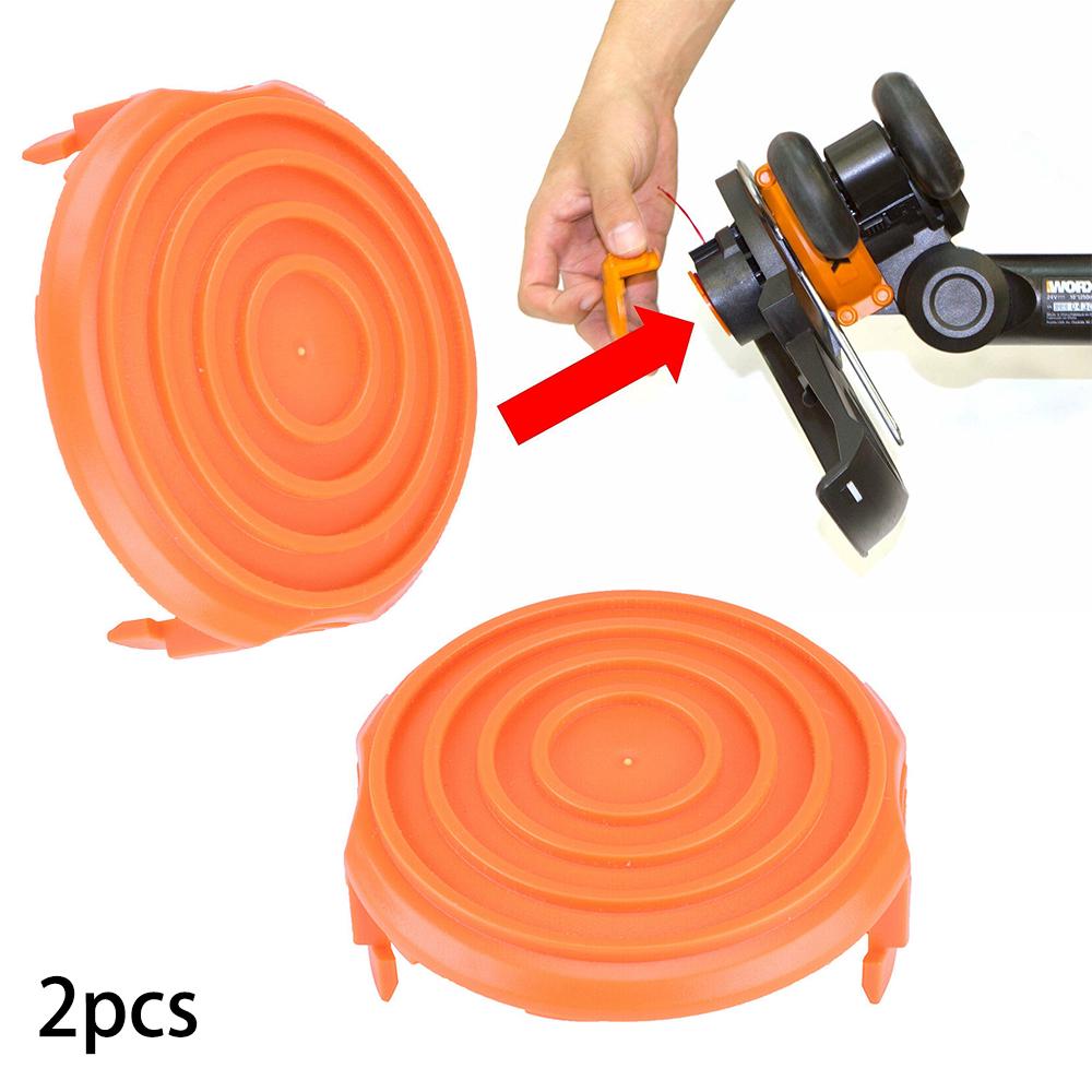 2PCS Trimmer Spool Cap For WORX WA0216 Models Replacement Trimmers Grass New