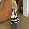 Vintage Knit Bag Braided Bag Fringe Fashion Girls Superior Sense Shoulder Bag Handbag Shopping Bag