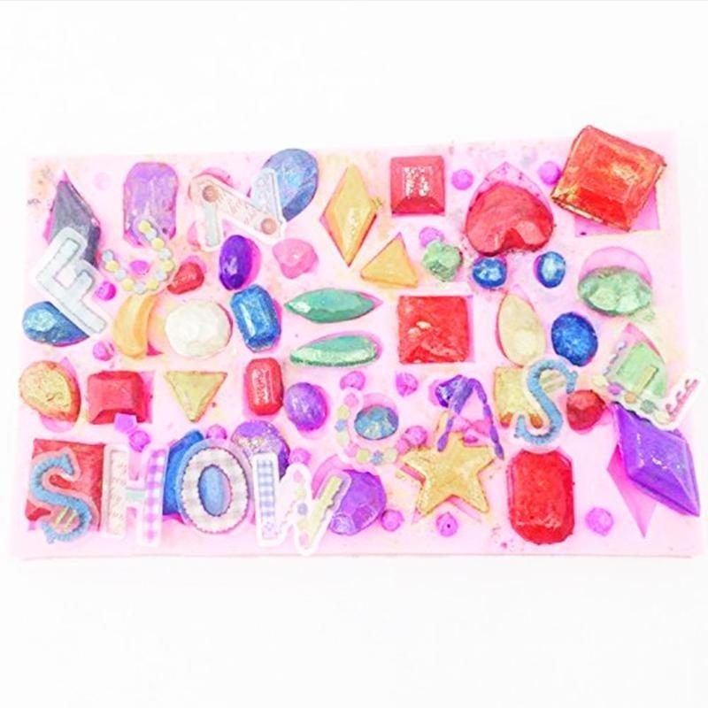 Gemstone Shape Fondant Cake Decorating Sugarcraft Mould Mold