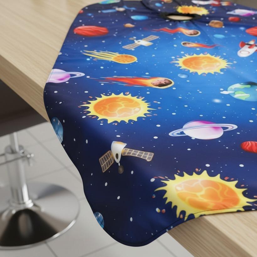 Children' Hairdressing Cape for Hairdressing Salon 135X155 Buckle
