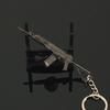 1Pcs Mini Rpk16 Machine Gun Model Alloy Small Gun Keychain Pendant Toy Gun Model Pendant Car Key Chain Car Key Ring Gift For Boy