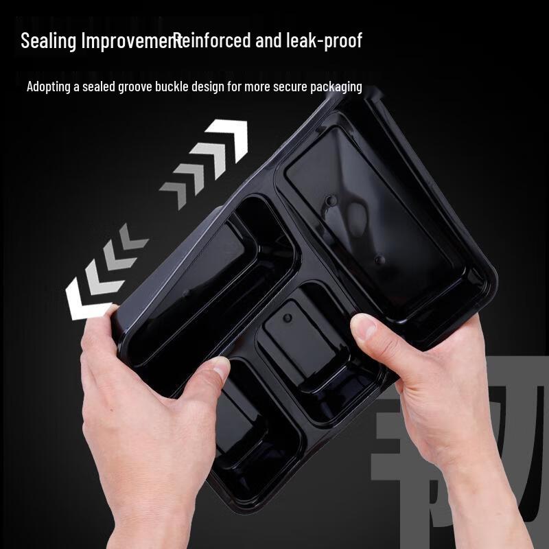 Jingruixiang Disposable 5-Compartment Meal Box