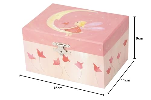 Shonan International Jewelry Storage, Pink, H8.5 X W14.8 X D10.5cm