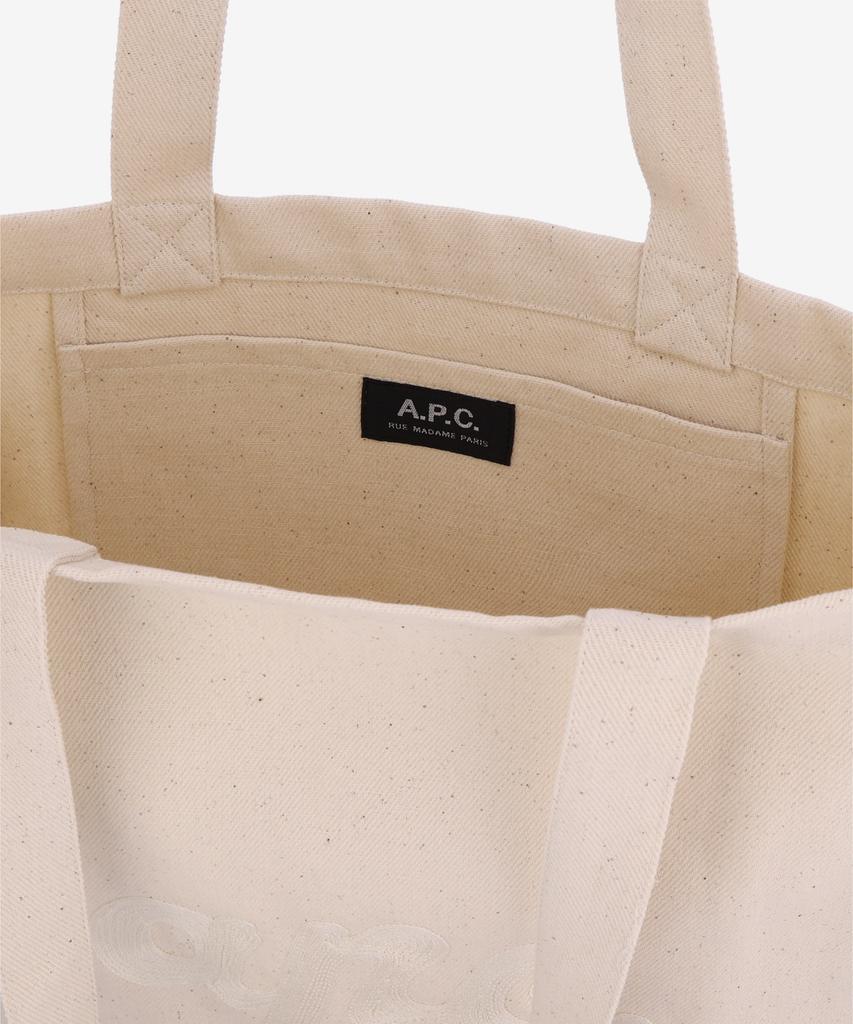 A.P.C. Lou Chanette Tote Bag - Ecru / Coeugm67006Aad