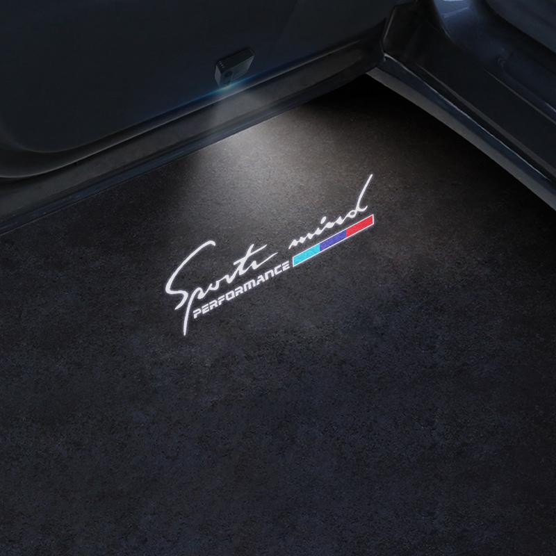 

2Pcs LED Car Door For E34 E46 E39 M3 M5 F30 F34 F10 E87 E60 E36 F31 Luxury Sport Emblem Light Welcome Lamp Wireless Projector 2PCS For 2 Door