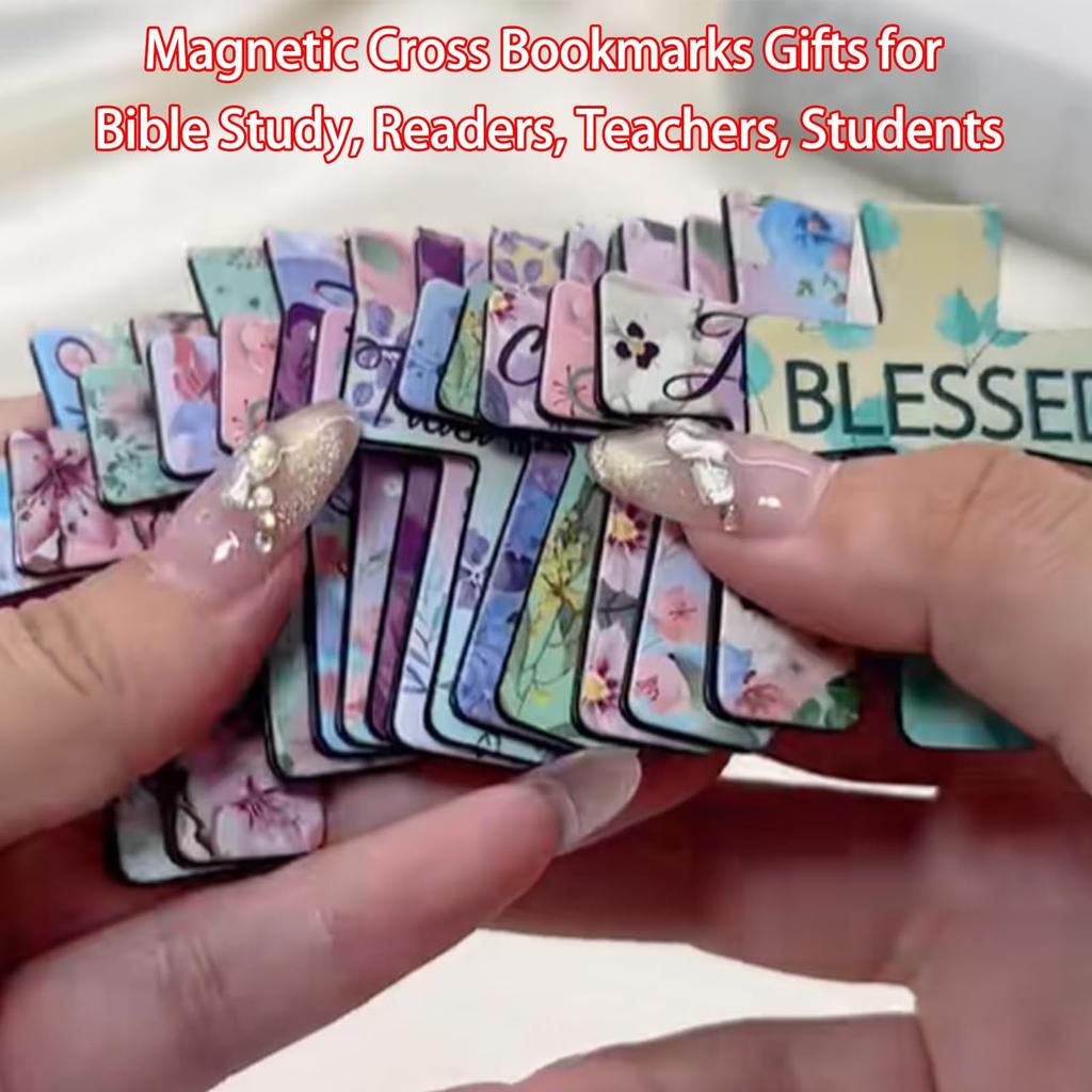 Cross Shaped Leather Bookmark Paper Book Reading Locator Page