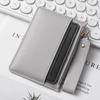 Ultra-thin PU card holder female Korean version of the zipper coin purse multi-card slot simple fashion compact card holder anti-degaussing