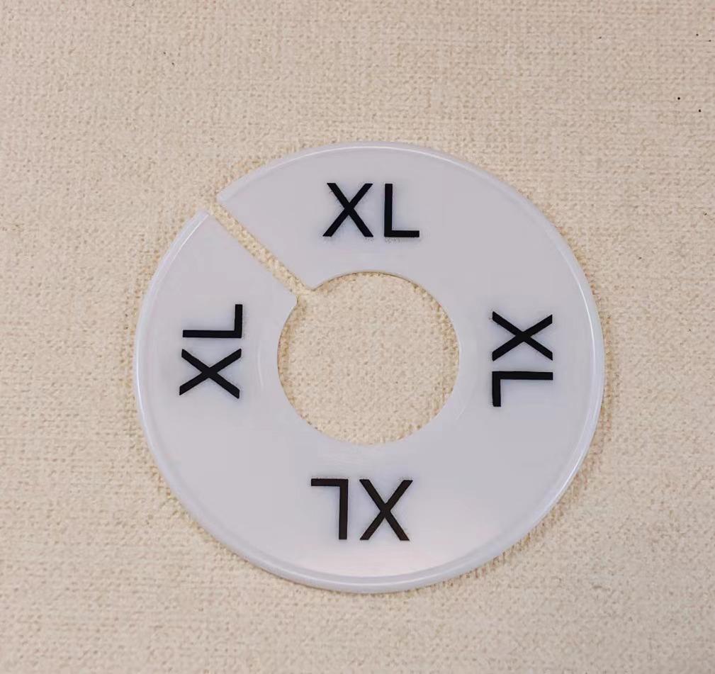 Colorful Round Divider Rings in Sizes XXS-XXXL, Customizable Printing Available