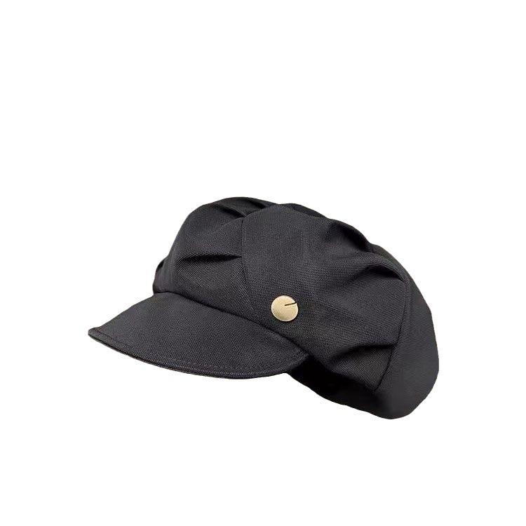 Versatile Women's Large Octagonal Beret: Korean Style Slimming Hat for Autumn & Winter