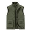 Men's Double-Sided Polar Fleece Vest - Windproof, Warm, and Plush for Autumn/Winter Outdoor Activities