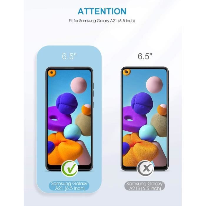 Skyddsfilm - LittleMonkey - Samsung Galaxy A21 - 3-pack - 9H härdat glas - Hög klarhet
