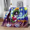 Marvin The Martian Animal Funny Throws Blanket Hiking Picnic Super Soft Quilt Bed Thermal Kawaii Flannel Blanket birthday gift