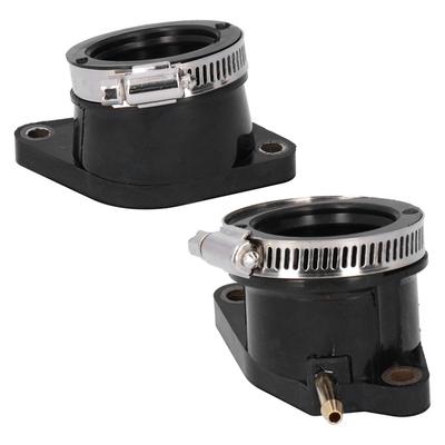 2pcs Intake Manifold Carburetor Boots 5LP‑13586‑01‑00 5LP‑13596‑01‑00 Fit for Yamaha Raptor 660 660r 2001‑2005