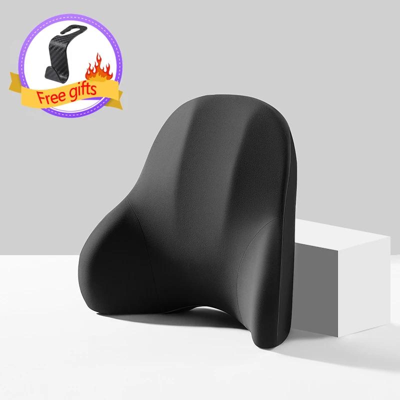 Car Neck Pillow Protection Low Back Support Memory Foam Breathable Car Headrest Cushion Relieves Pressure Travel Accessories