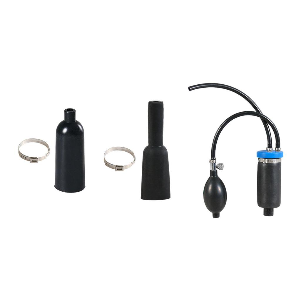Short Ball Skin Engine Diagnostic Test Tool Sturdy Airbag Leather Case Digital Pressure Gauge Smoke
