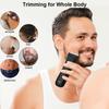 Body Epilator for Men Electric Body Shaver Men's Hair Removal Machine Rechargeable Body Hair Trimmer for Bikini Legs Arm Beard