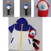 Hochwertiges Pokemon-Trainer-Kostüm Für Kinder und Erwachsene Enthält Jacke Handschuhe Und Hut