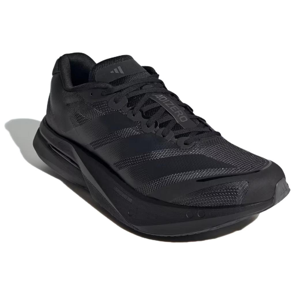 Adidas Adizero Boston 13 Comfortable Versatile Durable Low-Top Casual Running Shoes Men Sneakers Black JS4941