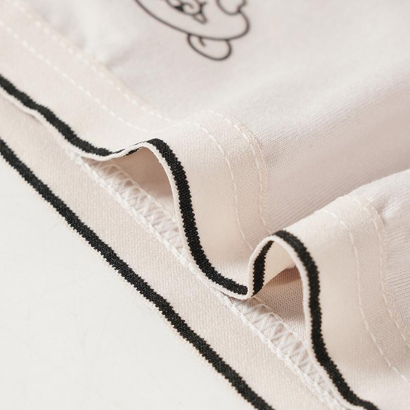 Mode Dames Mid Taille Verticaal Gestreept Katoenen Slipje Eenvoudige Comfortabele Slips Draagbaar ondergoed