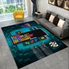 3D Retro Game Tetris Gamer Cartoon Area Rug,Carpet for Home Living Room Bedroom Sofa Doormat Decor,kid play Non-slip Floor Mat