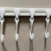 Kitchen Rail With Sliding Hooks Wall Mount Kitchen Utensil Rack Pan Pot Hangers Adhesive Utensil Hanger Wall Rack Rail Organizer