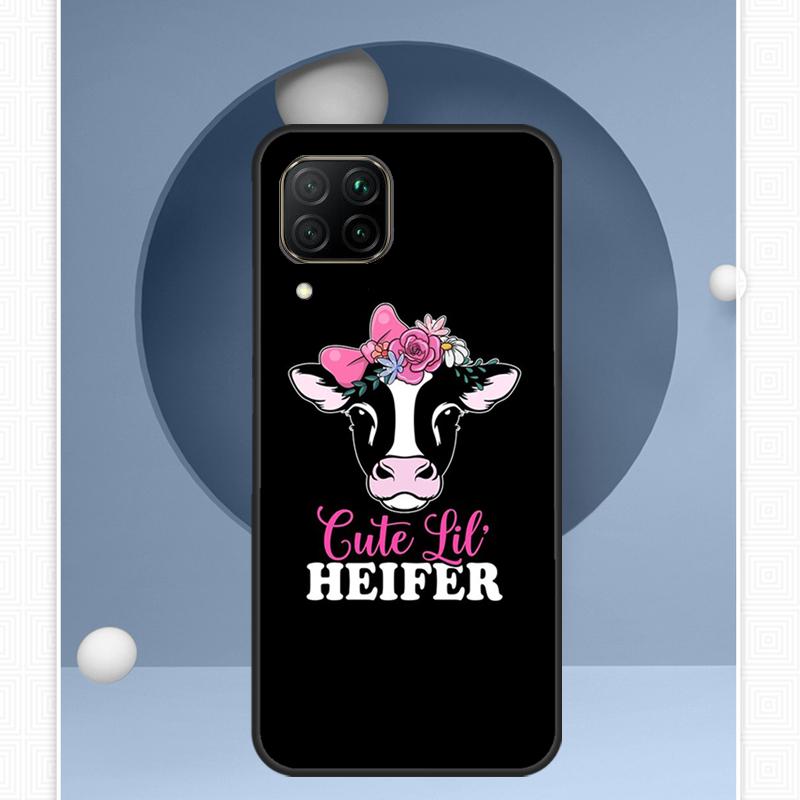 Cute Cow Moo For Huawei Nova Y72 Y90 Y61 Y91 Y60 Y70 12s 12i 11i 8i 9 10 SE P20 P40 Lite P60 P30 Pro Case