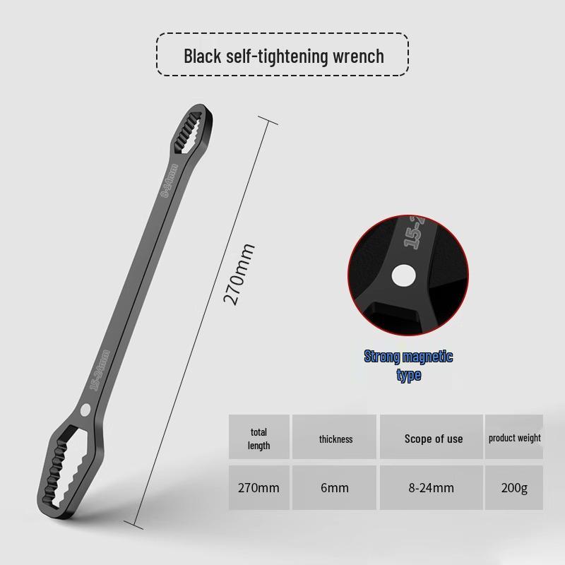 Newcomer Discount: Multifunctional Double-Head Self-Tightening Plum Blossom Wrench Tool Set