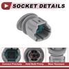 X Autohaux 1 Pcs Marker Light Socket for Nissan 350Z 03-06 No.2625070F00 Lamp Bulb Connector