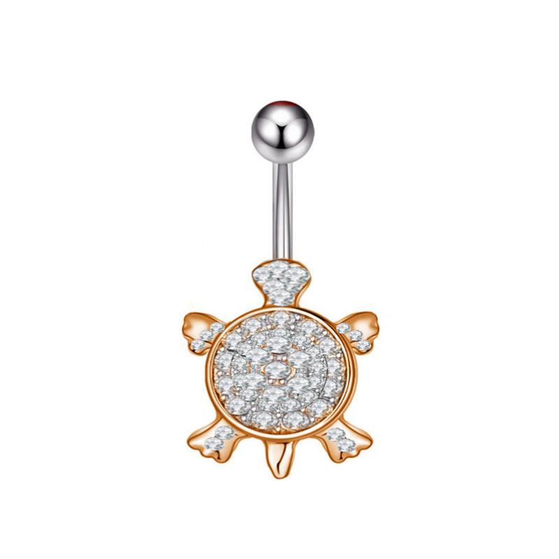 

Новая кисточка-бабочка из нержавеющей стали, кольцо для пупка, кулон с бриллиантом, пупок, украшение для пирсинга пупка