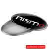 Wskpa9 Nissan Aluminium Auto Logo Aufkleber 3D Ovales Logo Aufkleber Für Auto Karosserie Kofferraum Kotflügel Dekoration Für Nismo X-Trail 1 Qashqai Note Leaf