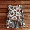 Women's Round Neck Lightweight Sweater Casual Long Sleeve Knit Pullover